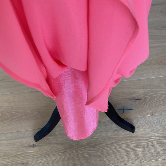 HOST PICK. Vintage Coral One Shoulder Cocktail  Dress - Picture 6 of 12